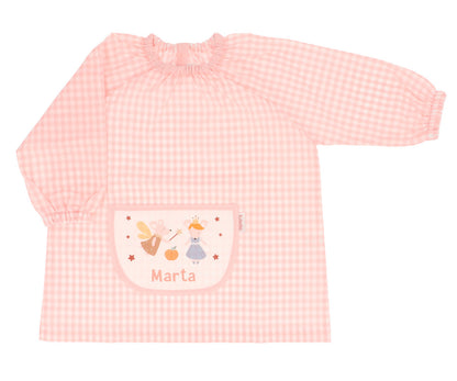 Bata com Bolso Central Vichy Personalizável, Mouse Fairies