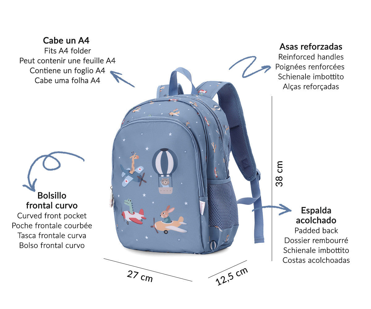 Mochila 1º Ciclo, Airplanes