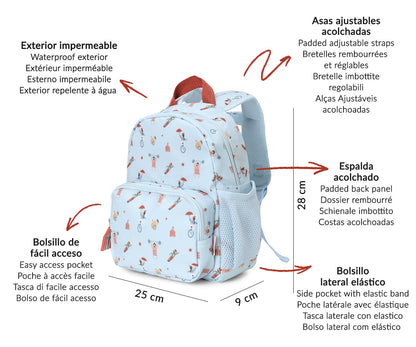 Mochila Infantil Personalizável, Circus Show