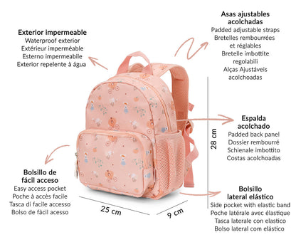Mochila Infantil Personalizável, Mouse Fairies