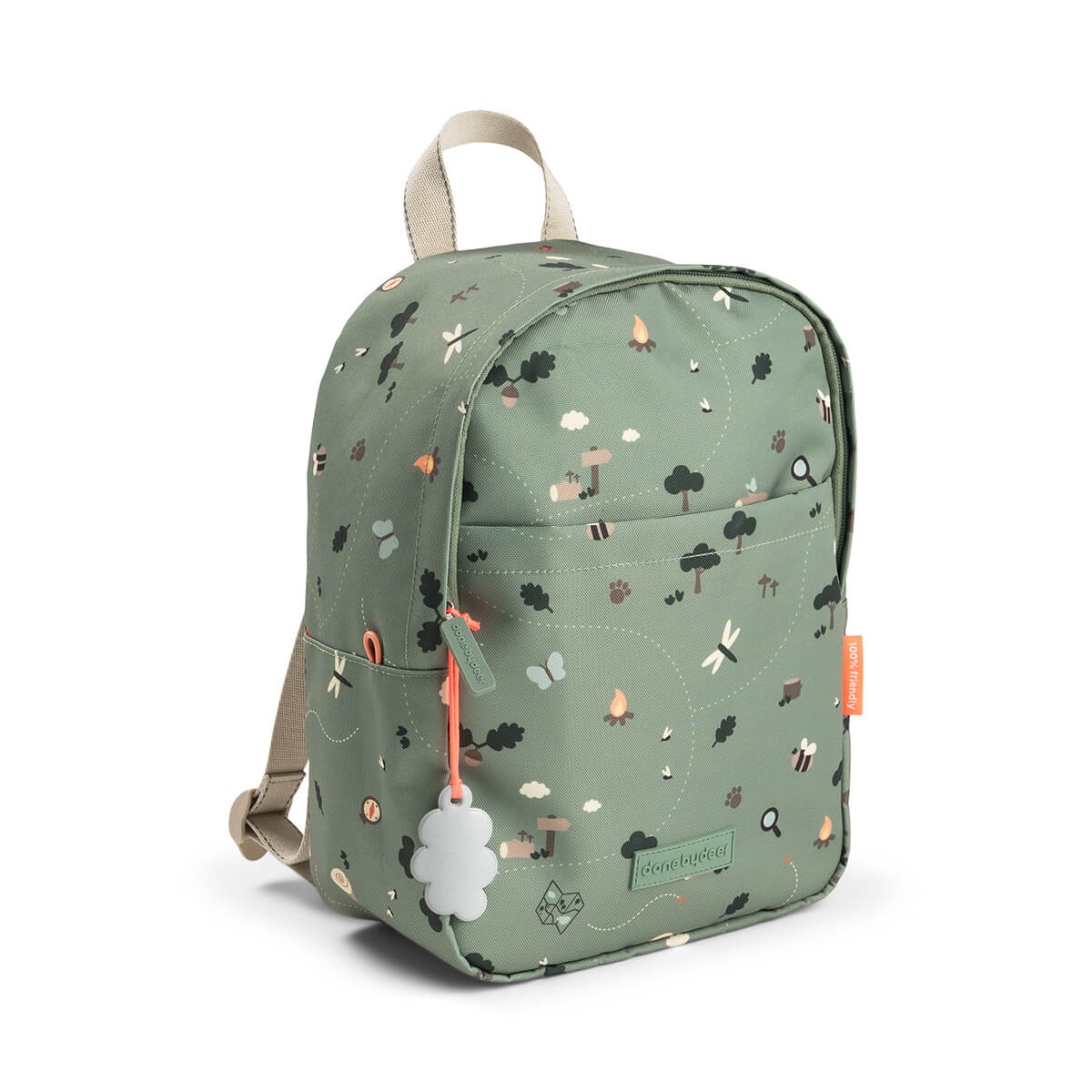Mochila infantil, Tiny trails Green