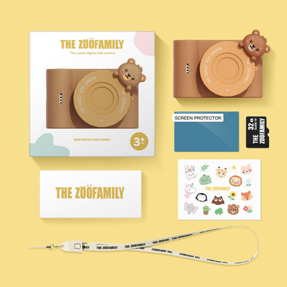 Máquina Fotográfica Infantil The Zoo Family – Urban Zoo Urso (The Bear)