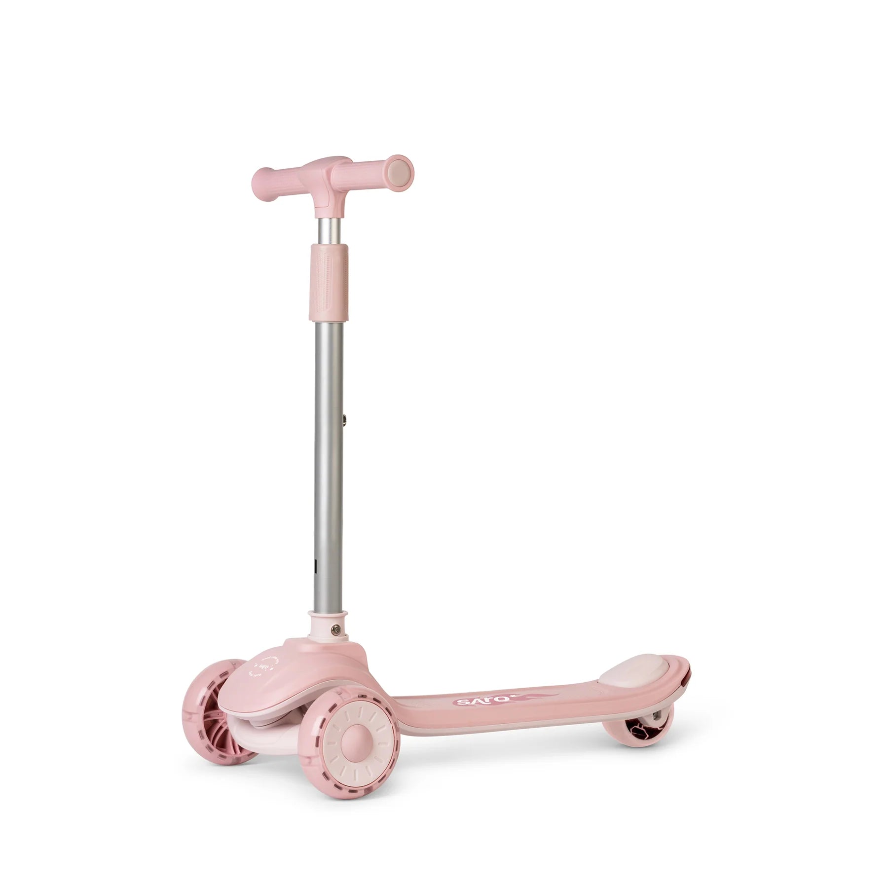 Trotinete Evolutiva Musical 2 em 1 Rosa, Saro