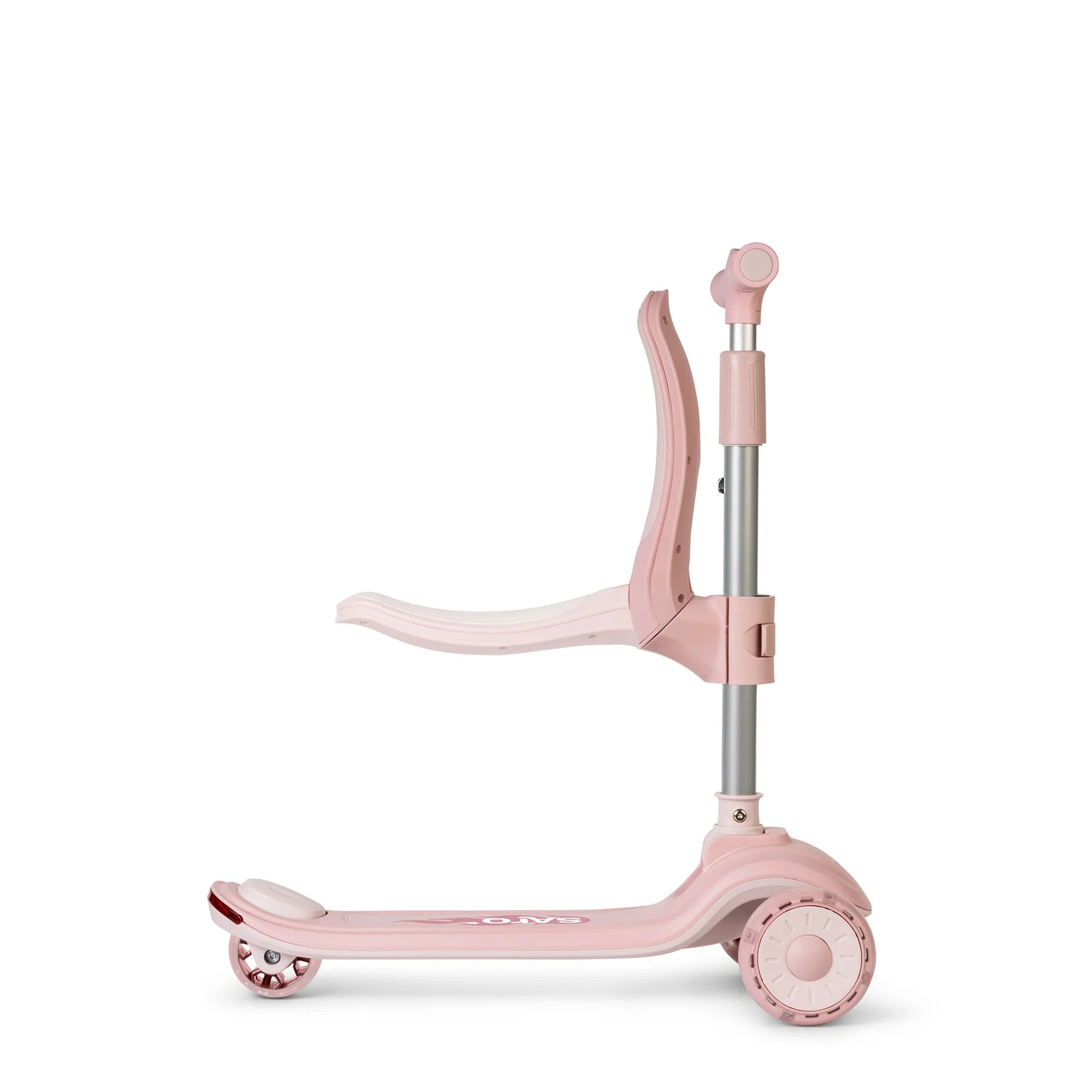 Trotinete Evolutiva Musical 2 em 1 Rosa, Saro