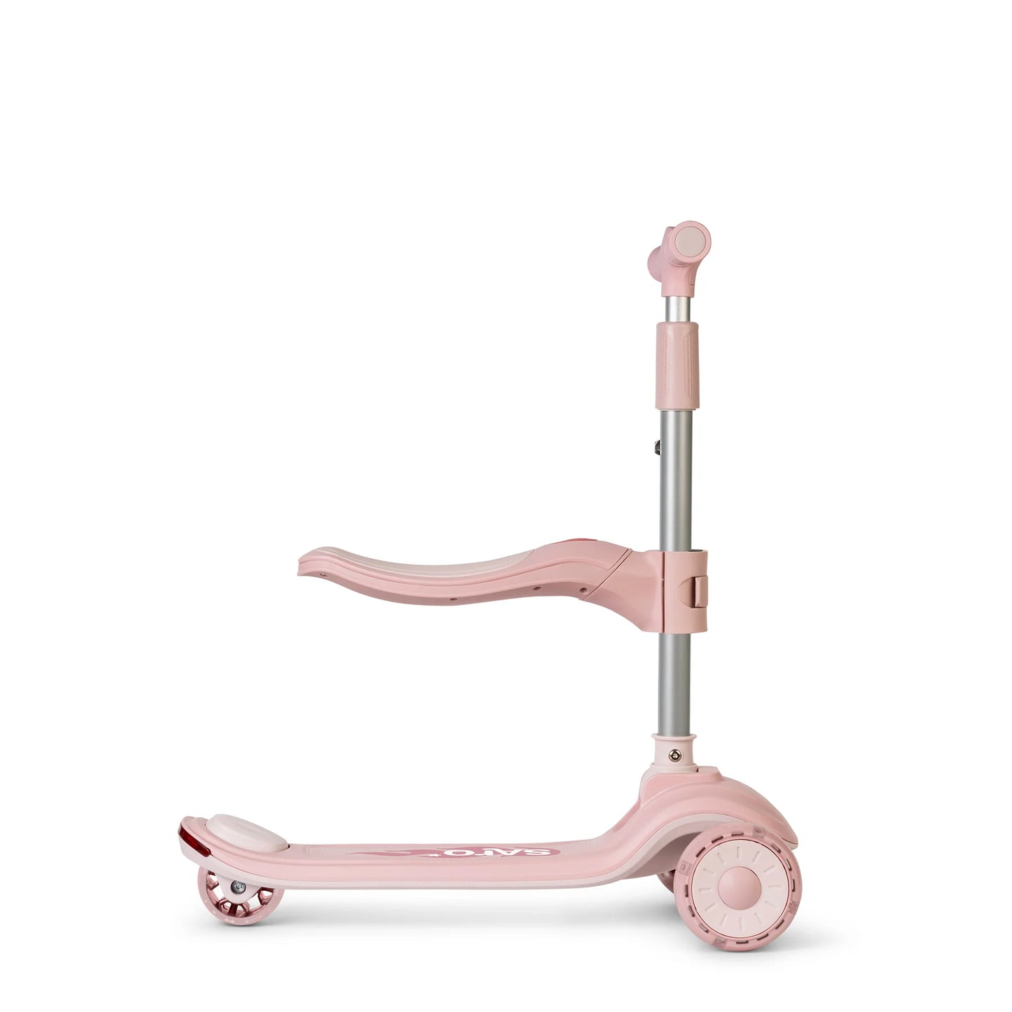 Trotinete Evolutiva Musical 2 em 1 Rosa, Saro