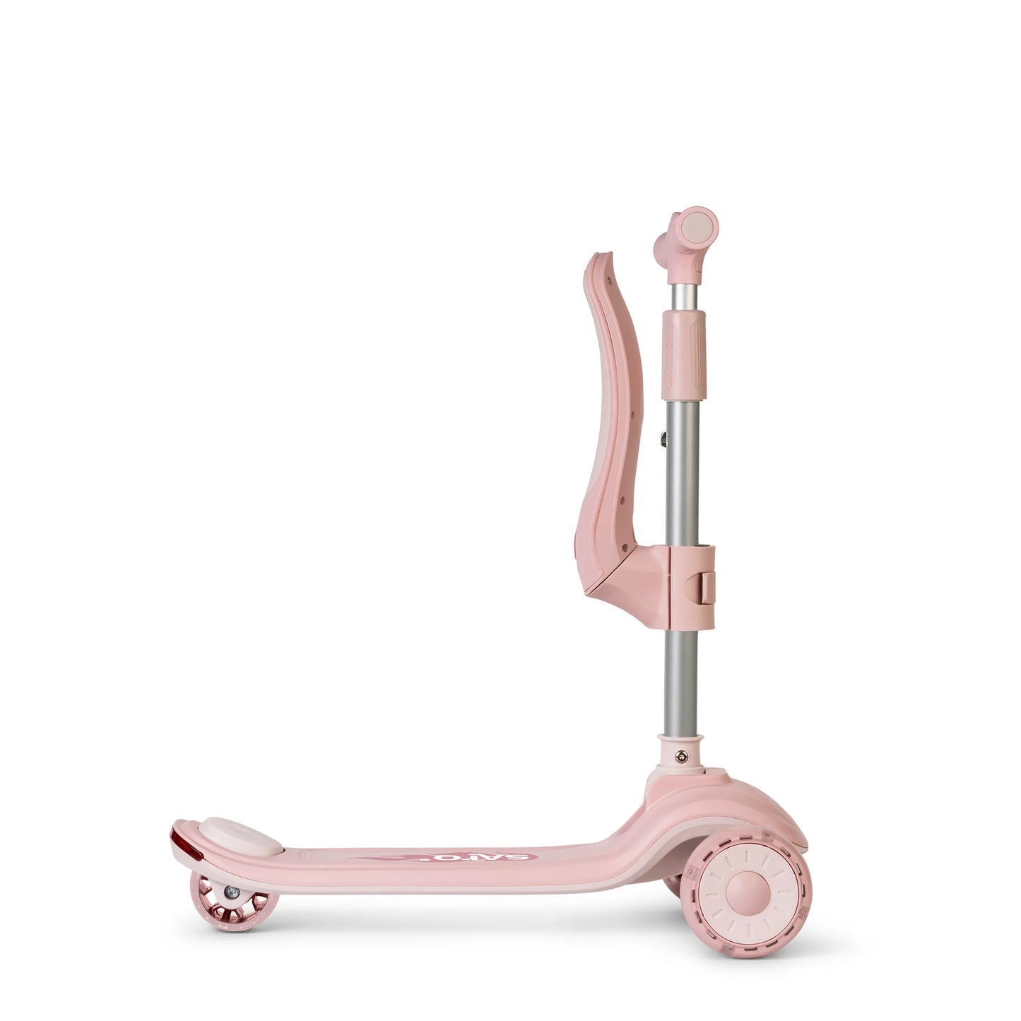Trotinete Evolutiva Musical 2 em 1 Rosa, Saro
