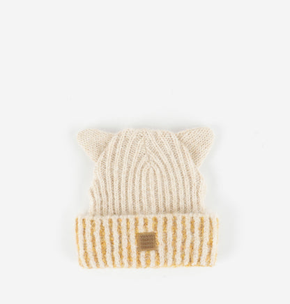 Gorro Malha c/Orelhas Mostaza, Victoria