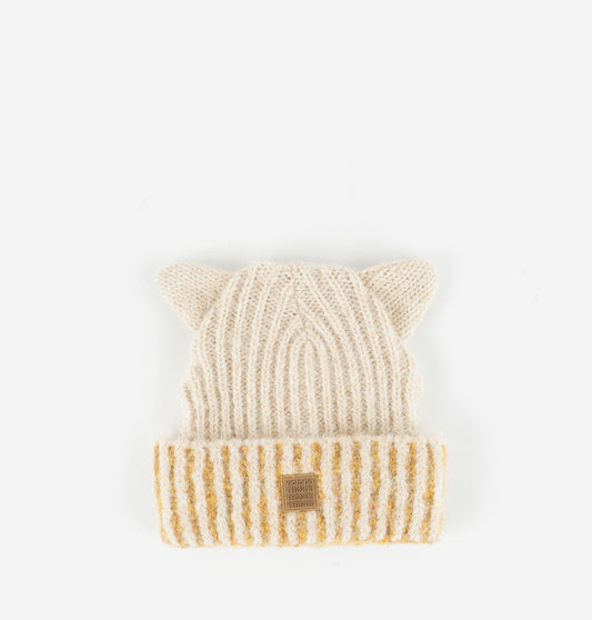 Gorro Malha c/Orelhas Mostaza, Victoria