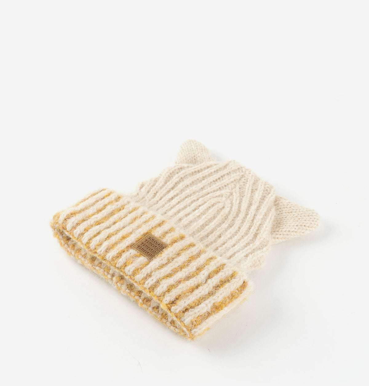 Gorro Malha c/Orelhas Mostaza, Victoria