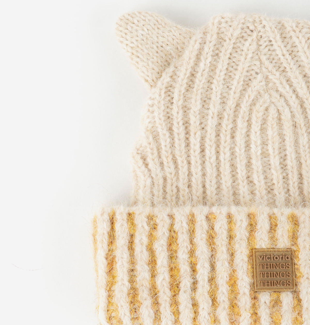 Gorro Malha c/Orelhas Mostaza, Victoria