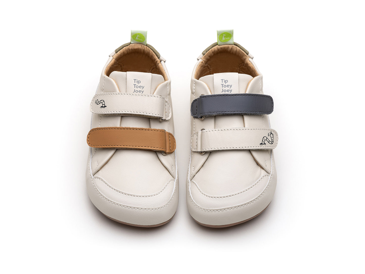 Tip Toey Joey Bossy Worm Tapioca / Hay / Slate Blue