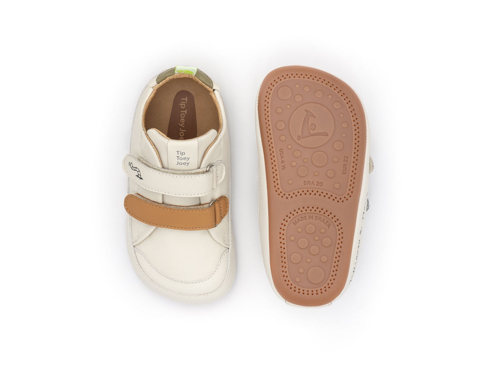 Tip Toey Joey Bossy Worm Tapioca / Hay / Slate Blue