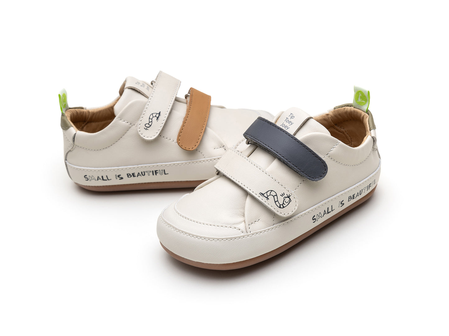 Tip Toey Joey Bossy Worm Tapioca / Hay / Slate Blue