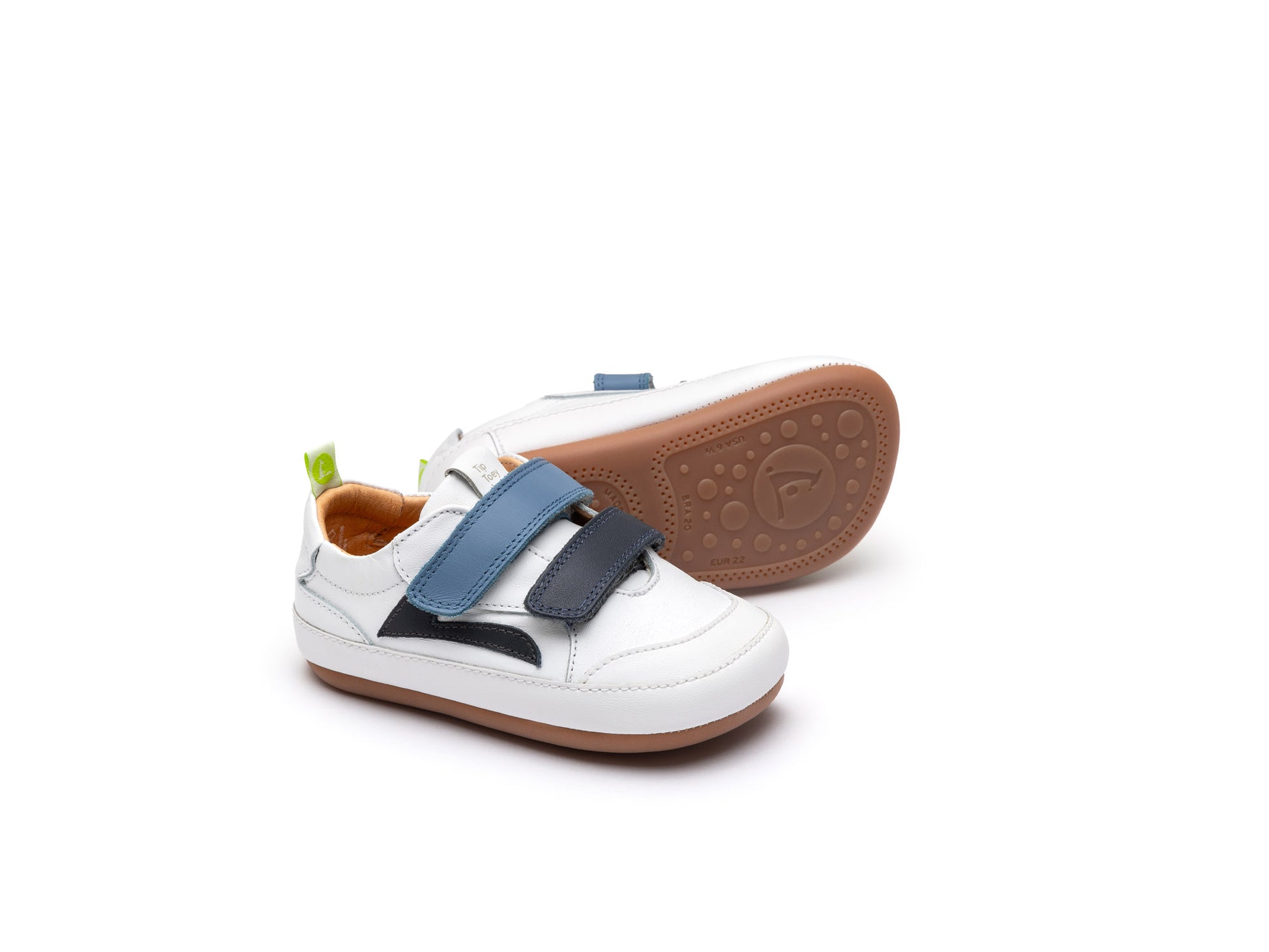 Tip Toey Joey Landy (Andar e Equilibrar), White / Navy / Ash