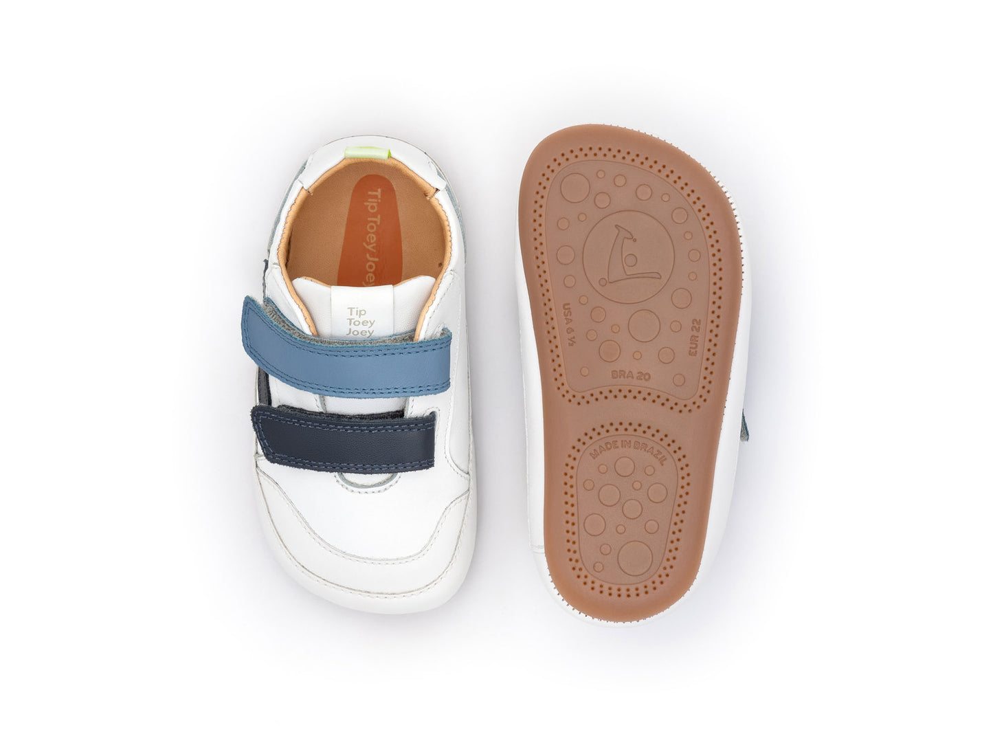 Tip Toey Joey Landy (Andar e Equilibrar), White / Navy / Ash