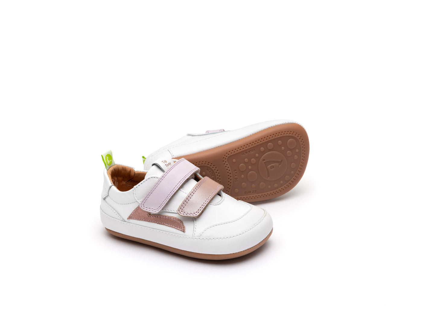 Tip Toey Joey Landy, White / Pink Dream / Rose Gold