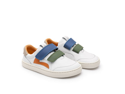 Tip Toey Joey Landy (Correr e Brincar), White/Salsa/Blue