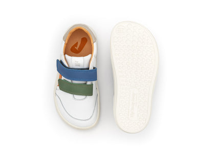 Tip Toey Joey Landy (Correr e Brincar), White/Salsa/Blue