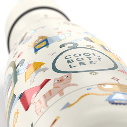 Garrafa térmica Cool Bottles, Messy Robots 350ml
