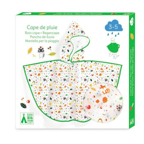 Capa de Chuva Animais da Floresta S (3-5 anos)