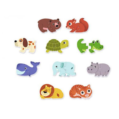 Puzzle Duo, Animais