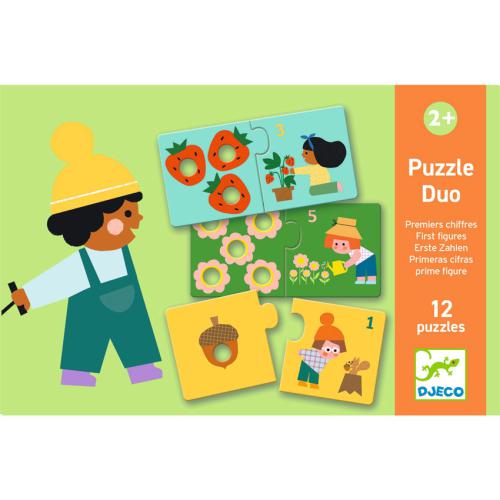 Puzzle Duo Primeiros Números, Djeco