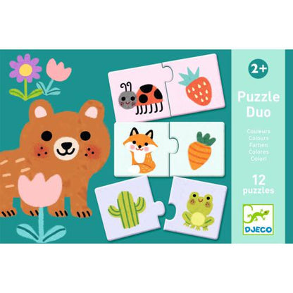 Puzzle Duo Cores 2+, Djeco