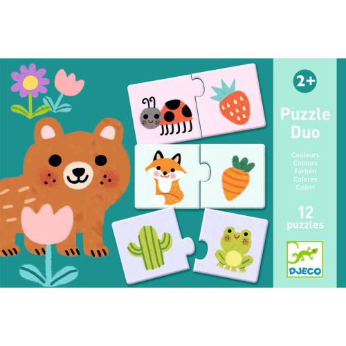 Puzzle Duo Cores 2+, Djeco