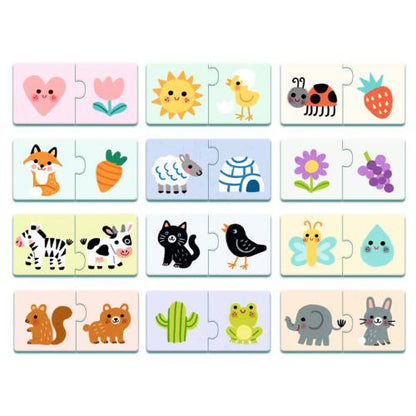 Puzzle Duo Cores 2+, Djeco