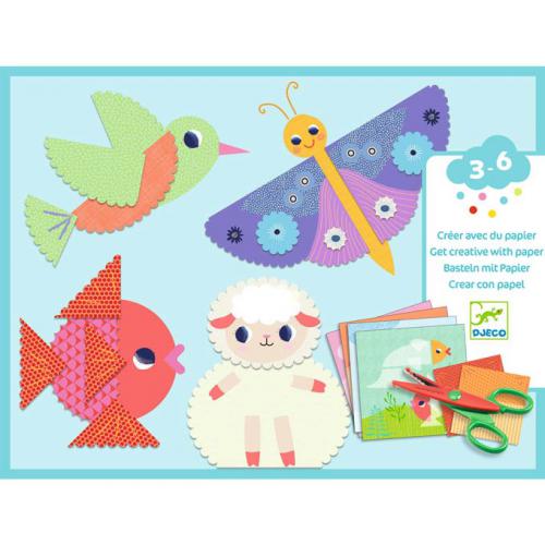 Animais - Jogo de Dobragens e Colagens