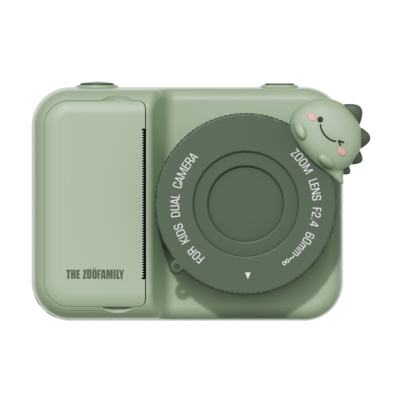 Máquina Fotográfica Infantil  instantânea The Zoo Family – Zoo Print Dino Verde
