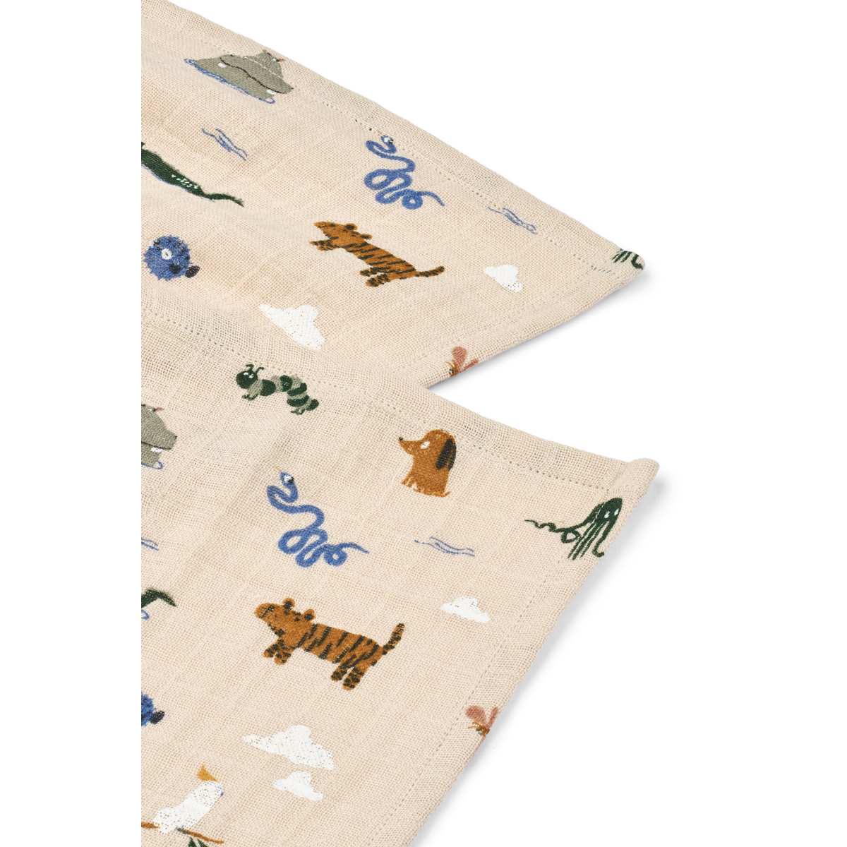 Musselinas algodão orgânico Around the World, Liewood (pack x2)