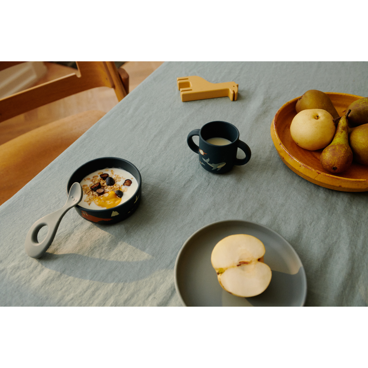 Conjunto de Refeição para Bebé em Silicone Artic Sea, Liewood