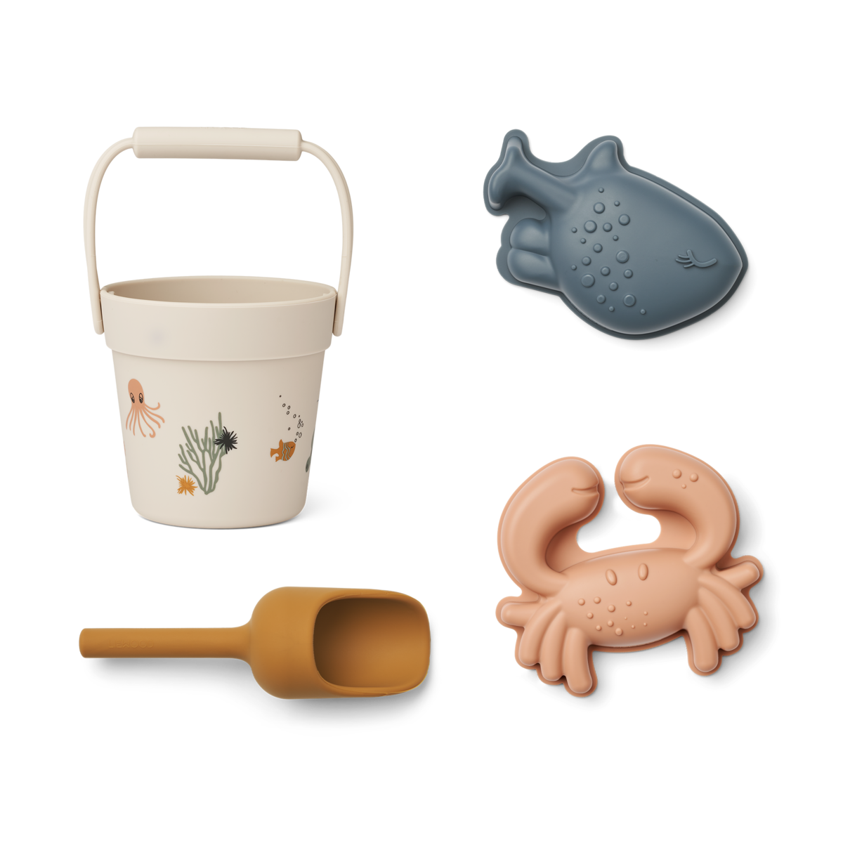 Conjunto de Praia em Silicone Sea Creature, Liewood