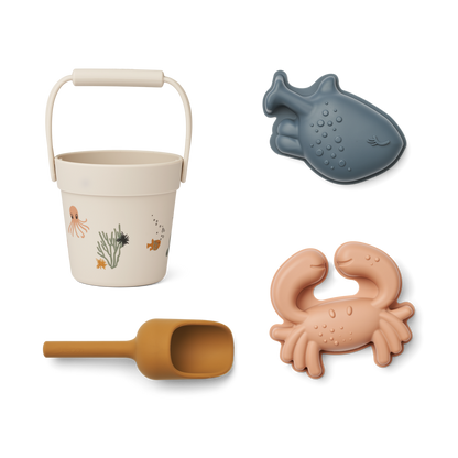 Conjunto de Praia em Silicone Sea Creature, Liewood