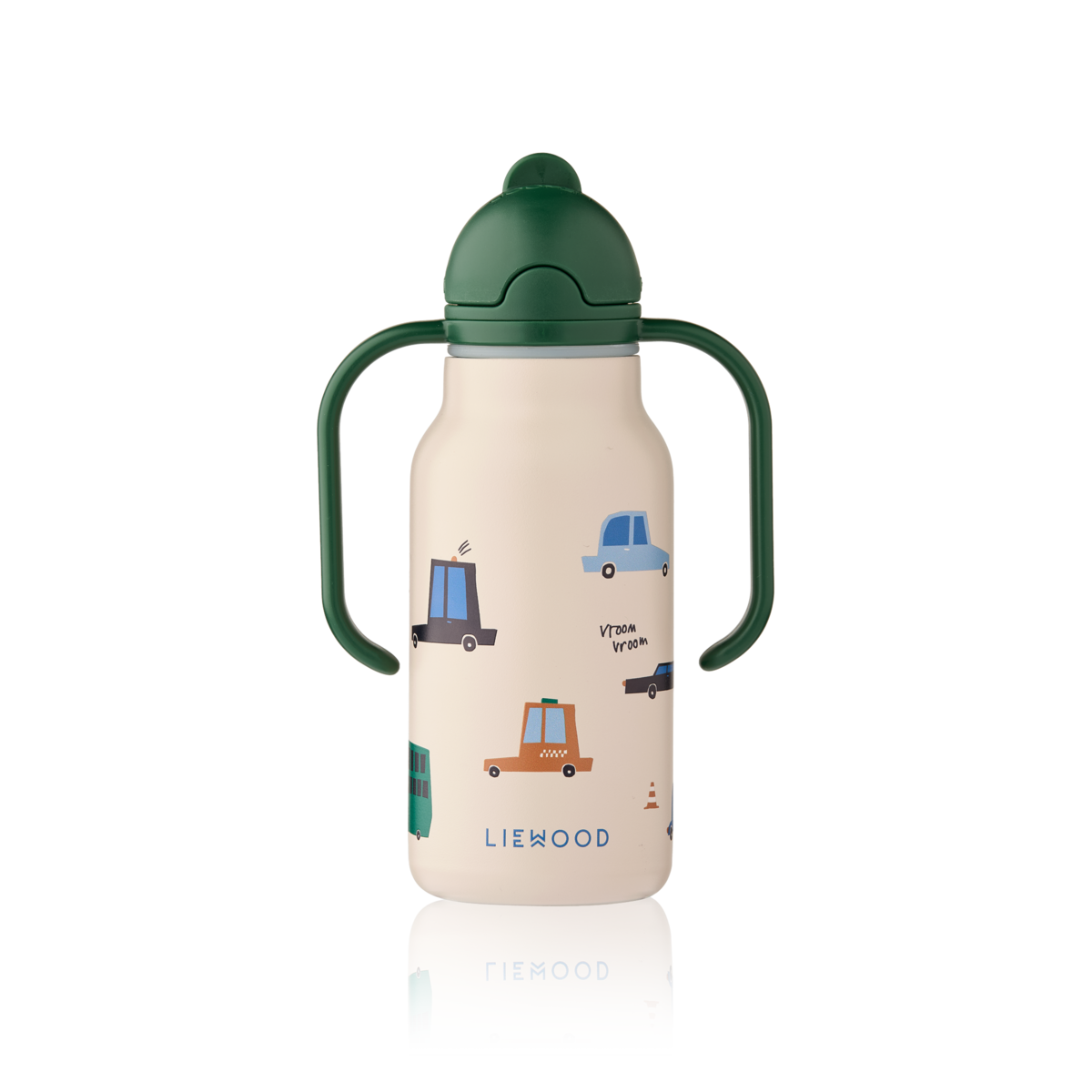 Garrafa Térmica de Asa Dupla Kimmie Cars 250 ml, Liewood