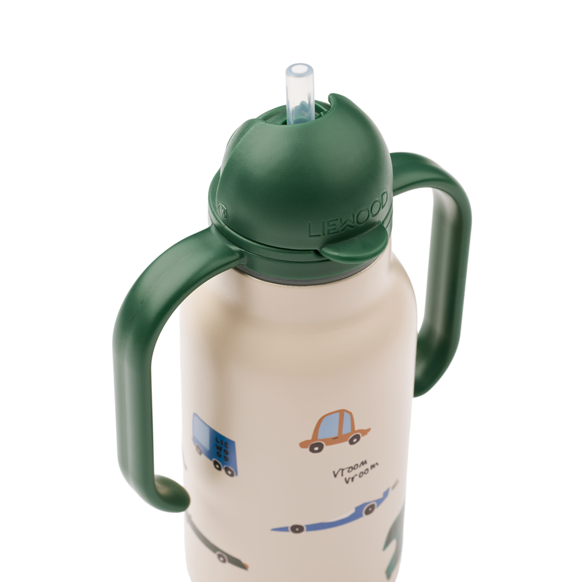 Garrafa Térmica de Asa Dupla Kimmie Cars 250 ml, Liewood