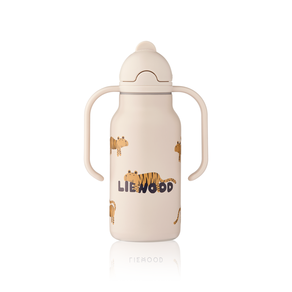 Garrafa Térmica de Asa Dupla Kimmie Tiger / Sandy 250 ml, Liewood