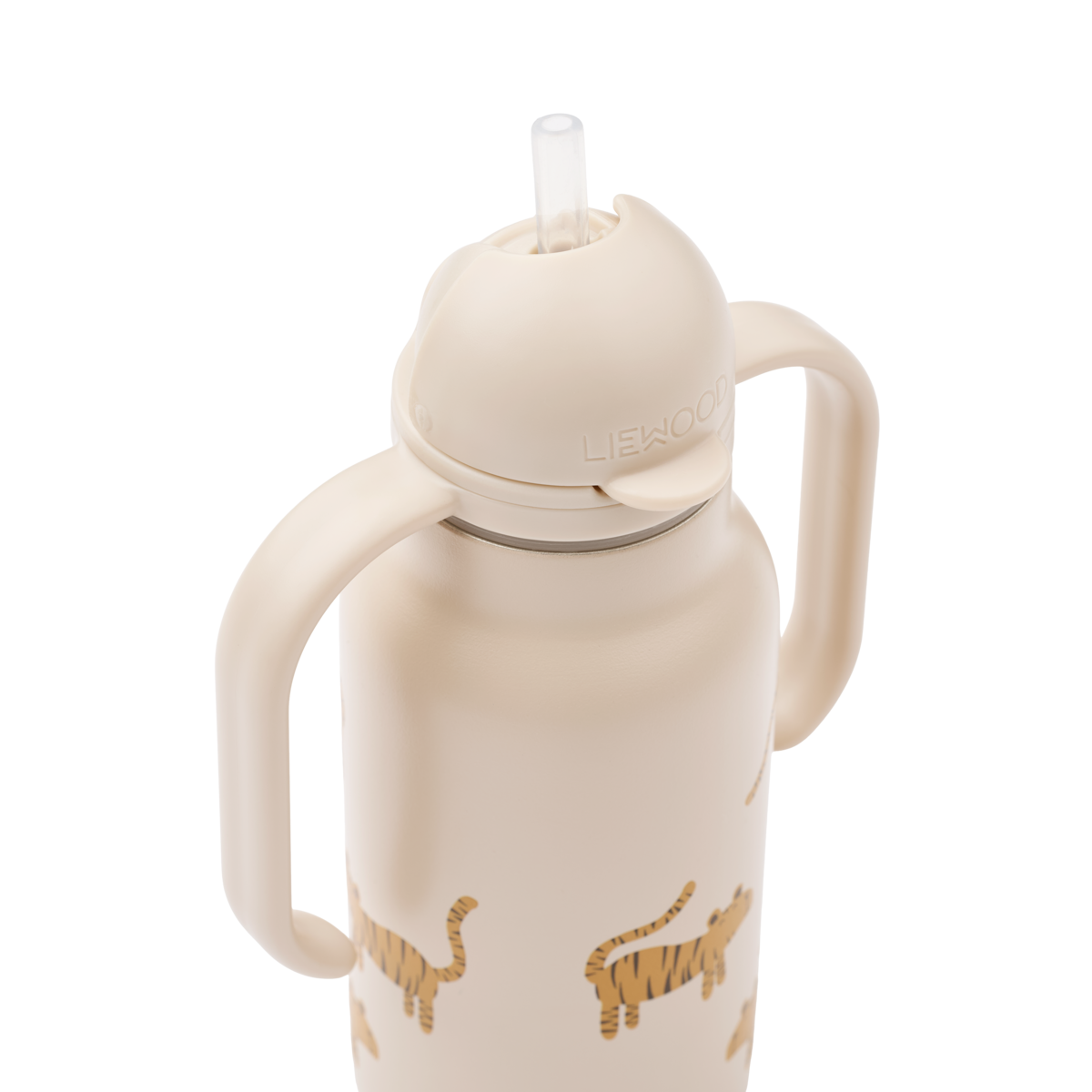 Garrafa Térmica de Asa Dupla Kimmie Tiger / Sandy 250 ml, Liewood