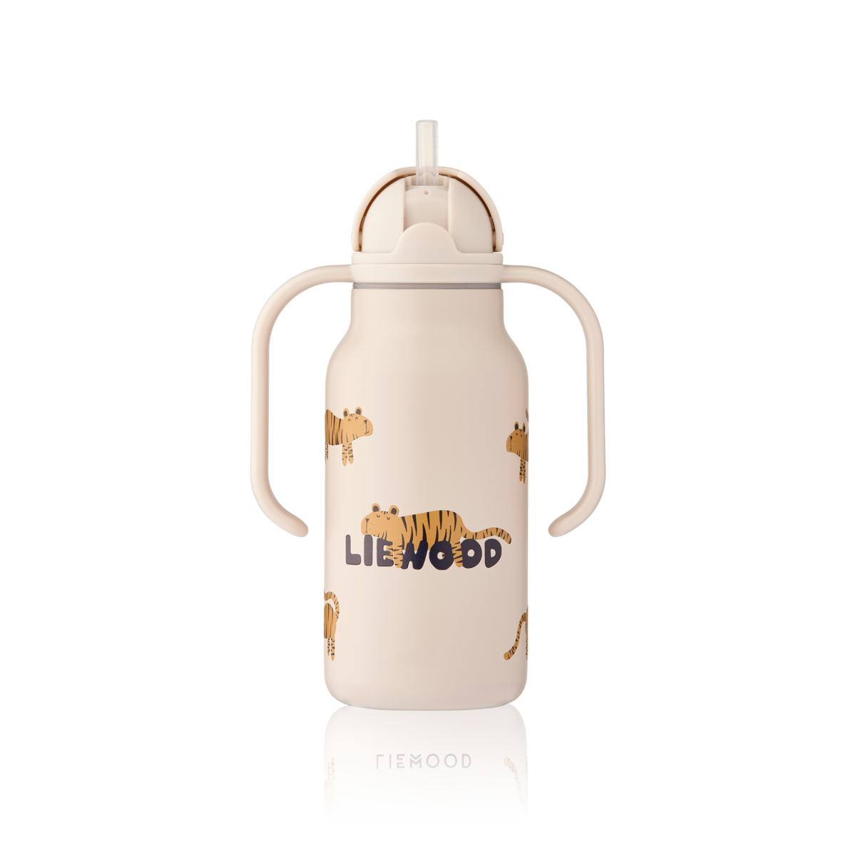 Garrafa Térmica de Asa Dupla Kimmie Tiger / Sandy 250 ml, Liewood