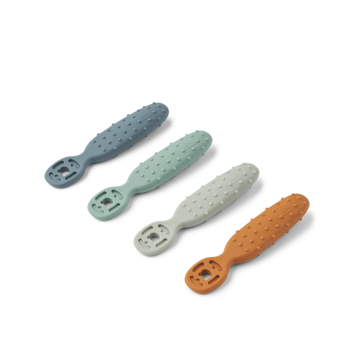 Pré-Colher Caelia Baby Whale Blue (Pack x4), Liewood