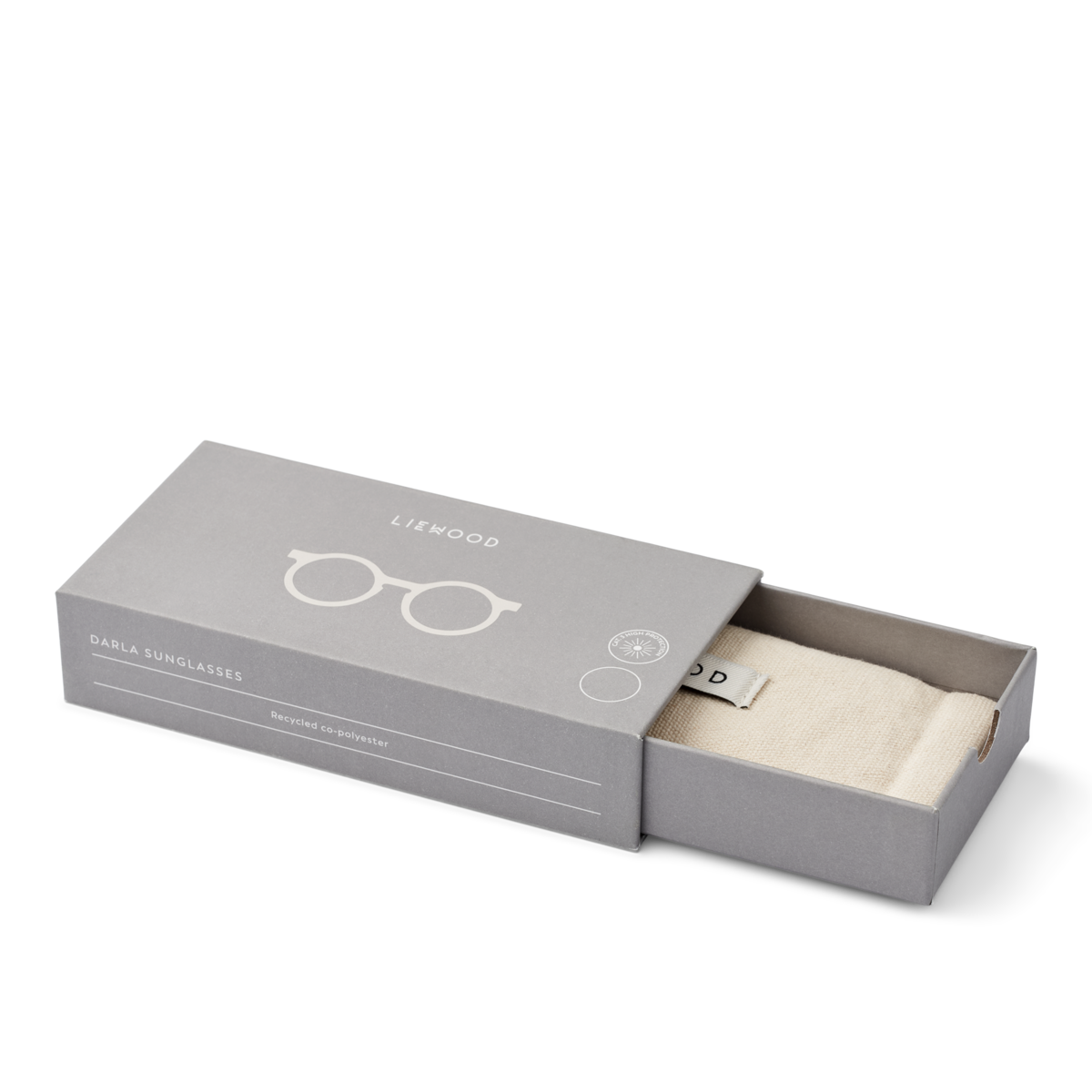 Óculos de Sol De Criança (1-3 Anos) Mr. Bear Rose Transparent, Liewood