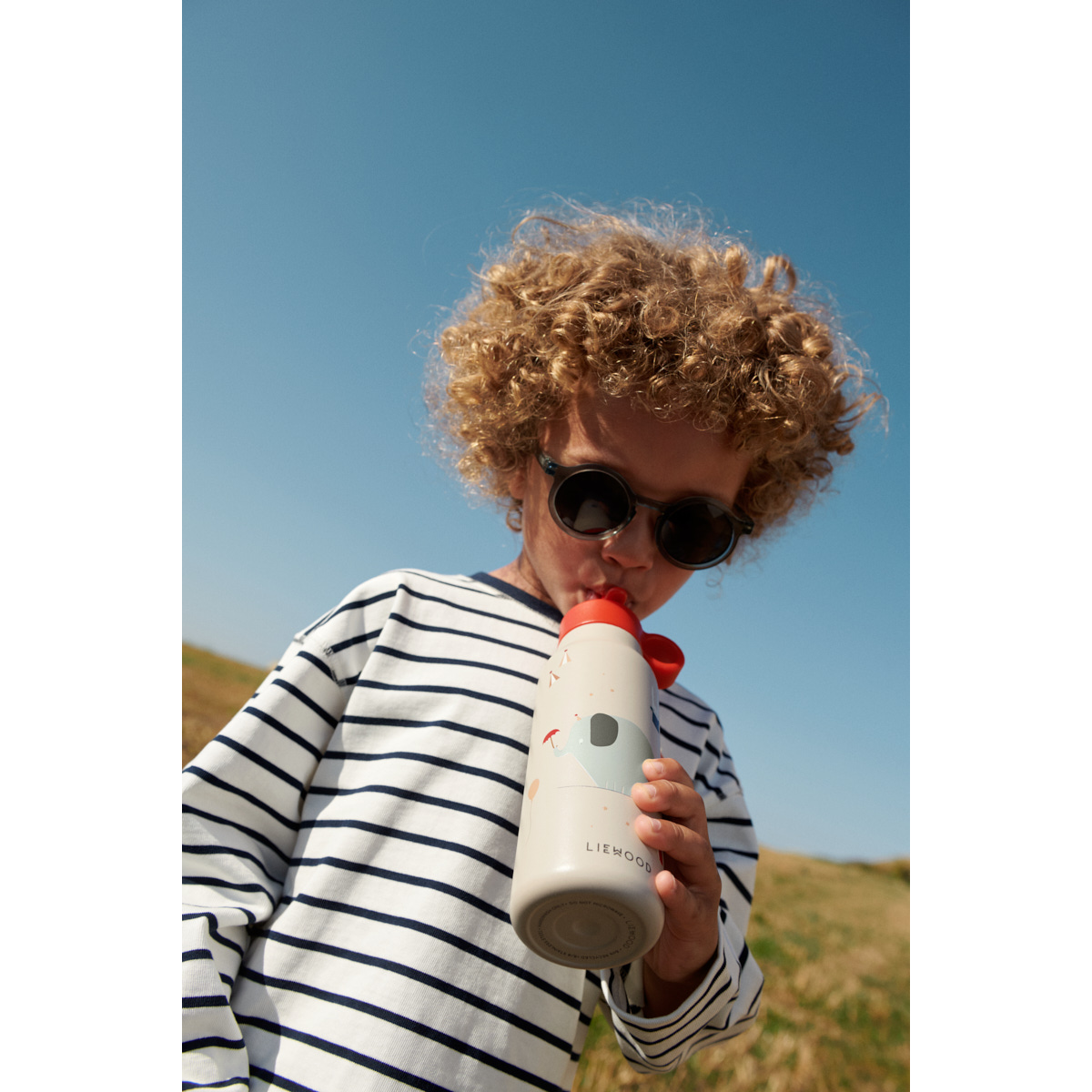 Óculos de Sol De Criança (4-10 Anos) Darla Whale Blue Transparent, Liewood