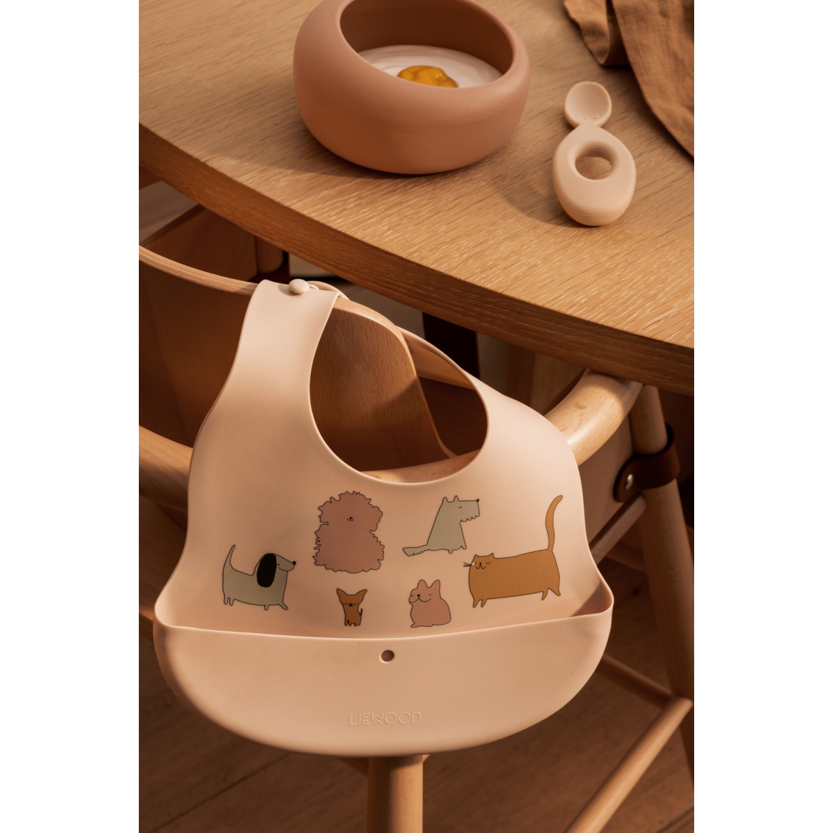 Babete Silicone Impermeável Cats Dogs, Liewood