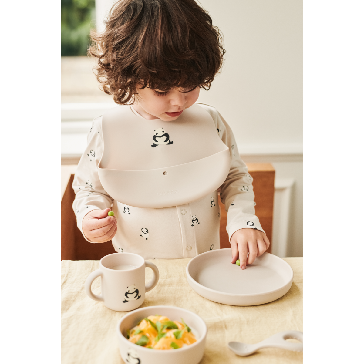 Babete Silicone Impermeável Panda, Liewood