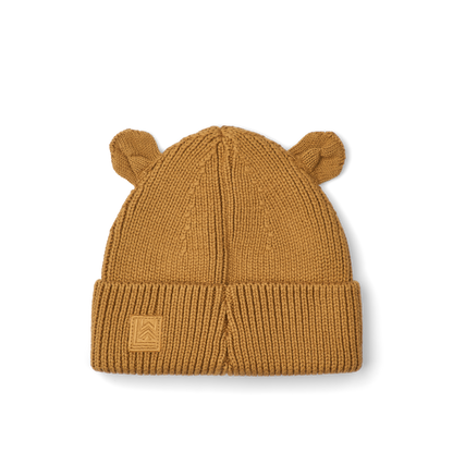 Gorro Gina Bordado Urso, Golden Caramel