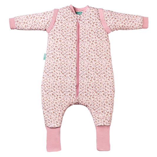 Molis & Co - Saco de Dormir com mangas e meias antiderrapantes, Misty Rose TOG 2.