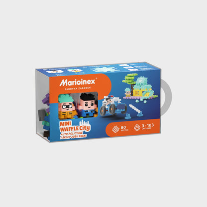 Marioinex Mini Waffle, City Police Car and Jewerly Store 6+