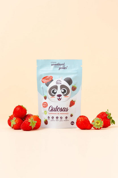 Gomas saudáveis de morango