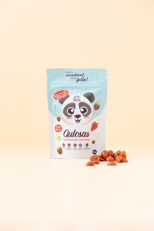 Gomas saudáveis de morango